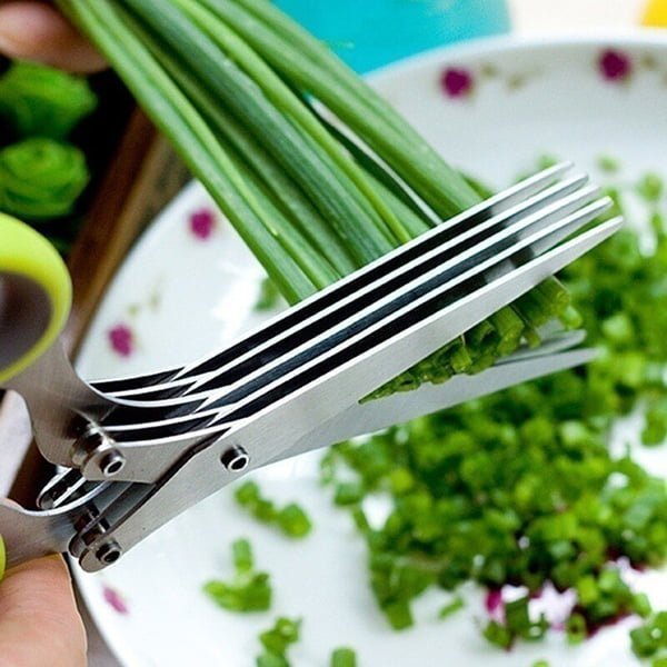 5 Layer SS Vegetable Cutting Scissor