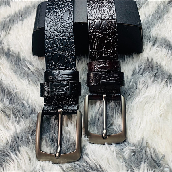 Original Leather Crocodile Design Belt
