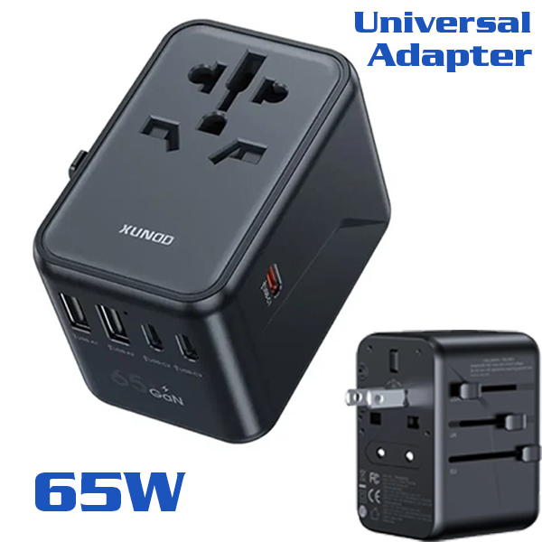 XUNDD 65W Universal Travel Adapter