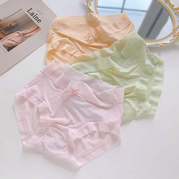 Skinny High Comfortable Ice Silk Panty (Set Of 3)
