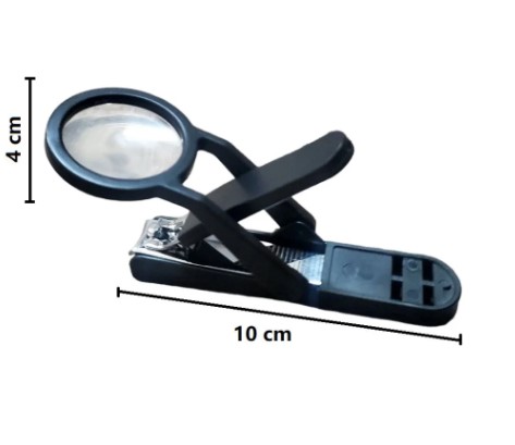 Nail Cutter With Magnifying Glass