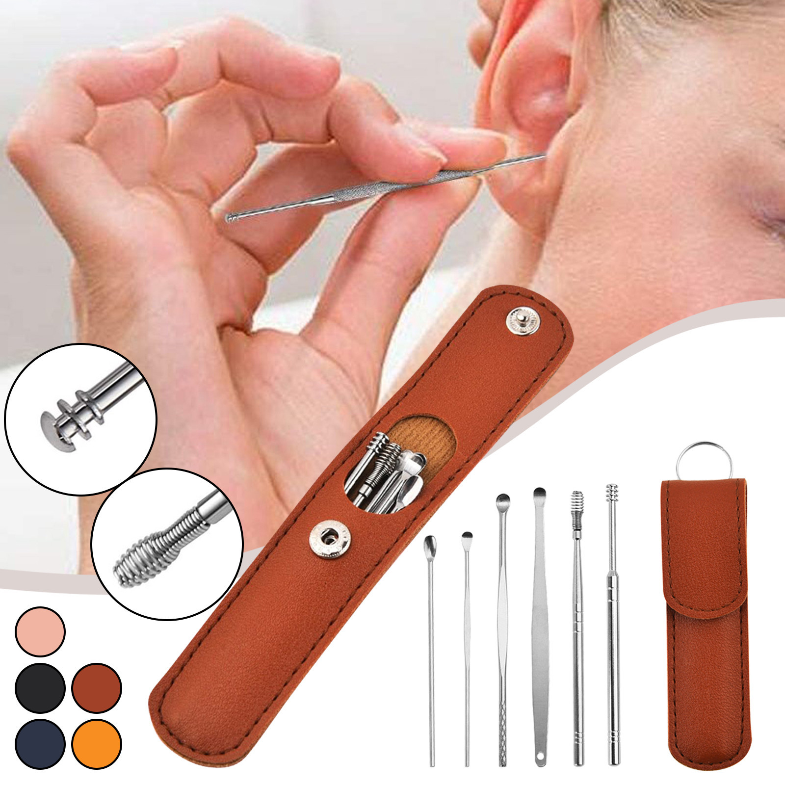 6 Pcs Ear Cleaner Tool