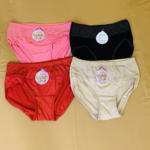 Print Dotted Period China Panty