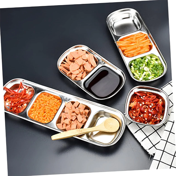 Stainless Steel Sauce Dishes ( Set of 3 )