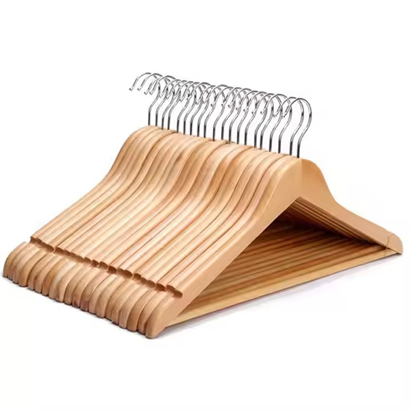 360° Rotatable Wooden Clothes Hanger (3 PCS)