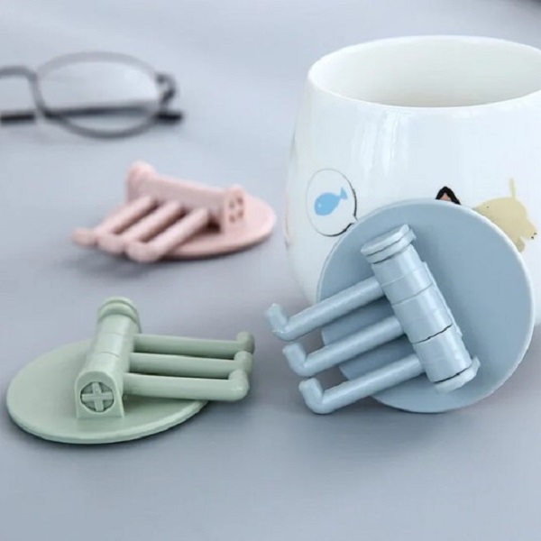 3 Layer Rotating Multifunctional Hook (Set Of 4)