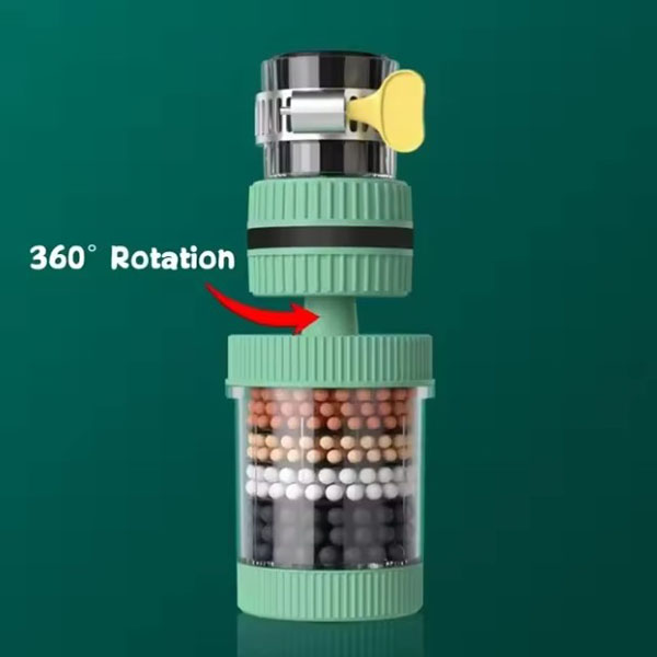 360° Rotating 6 layer Faucet Water Filter