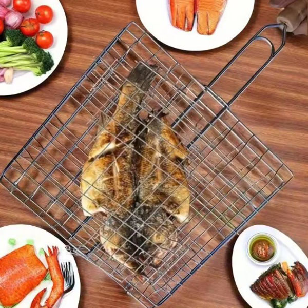 Portable Metal BBQ Basket