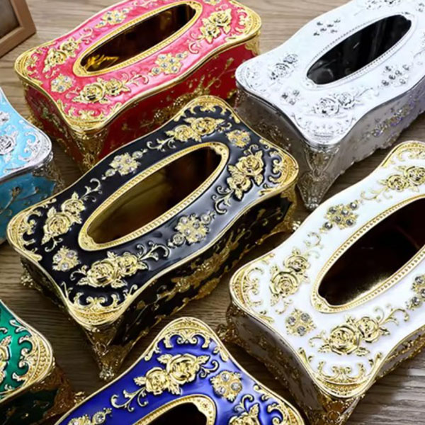 Luxury Rose Tissue Box