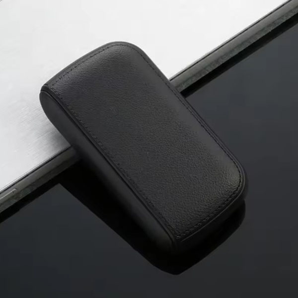 Leather Texture Smoking Case with Lighter