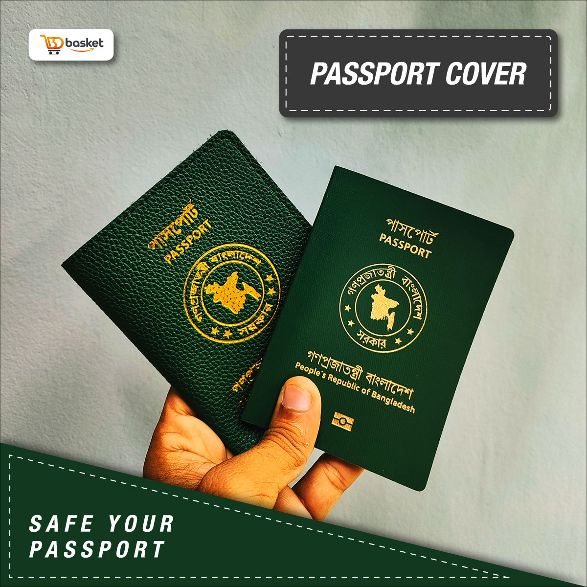 PU Leather Passport Cover