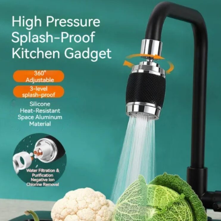 360° Anti-Splash Faucet Filter Tap