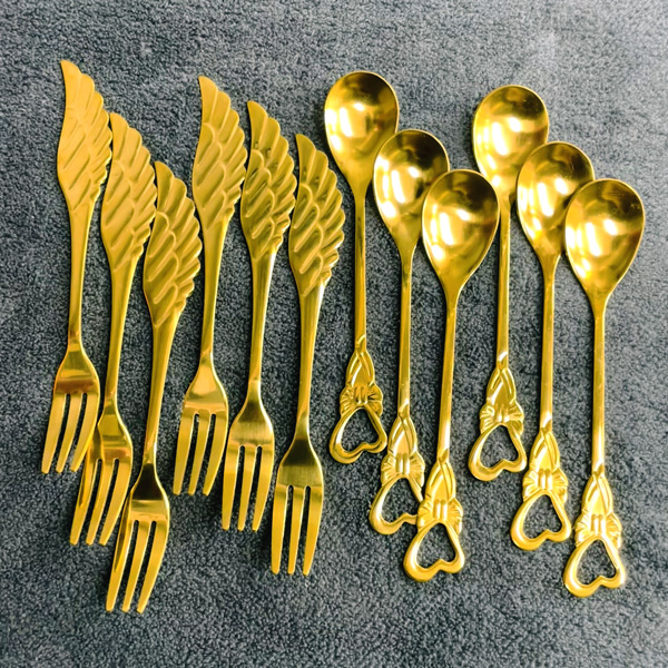 Charming Fork &amp; Tableware Spoon